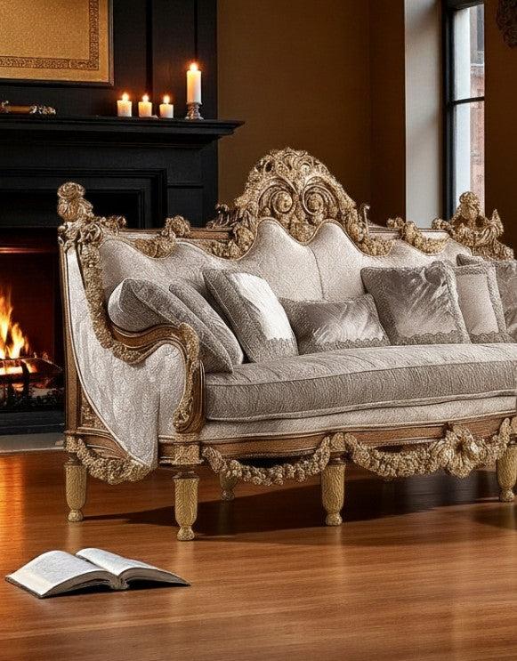 Lixra Liville European Fabric Sofa Set