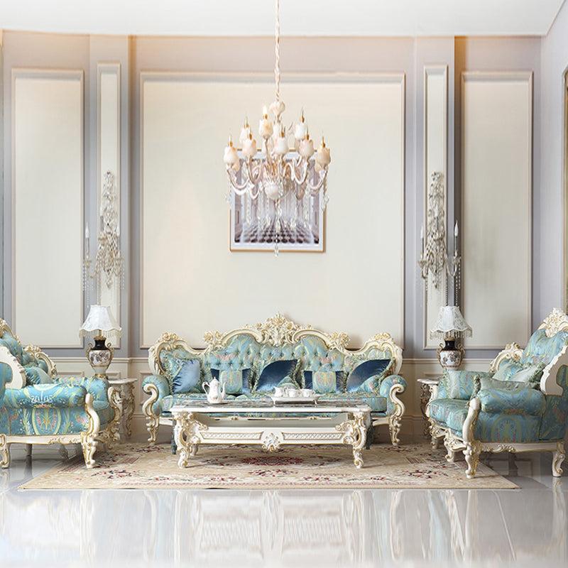 Lixra Liville European Floral Carved Sofa Set