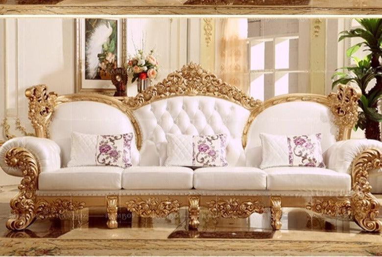 Lixra Liville European Leather Sofa Set Of 3