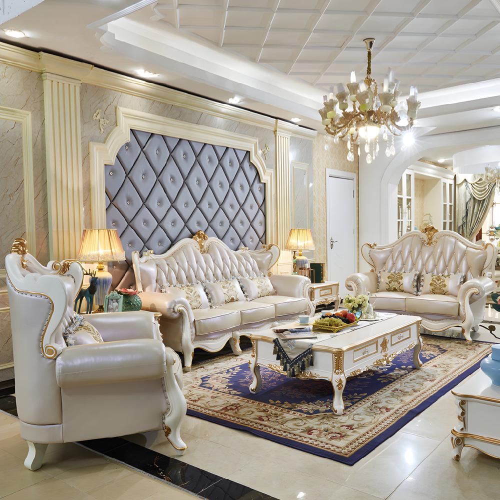 Lixra Liville Leather European Sofa Set Of 3