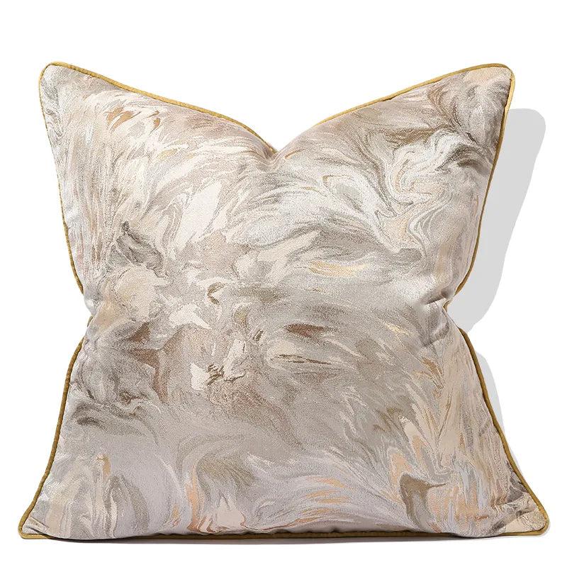 Lixra Lustrous Metallic Square Pillow Covers