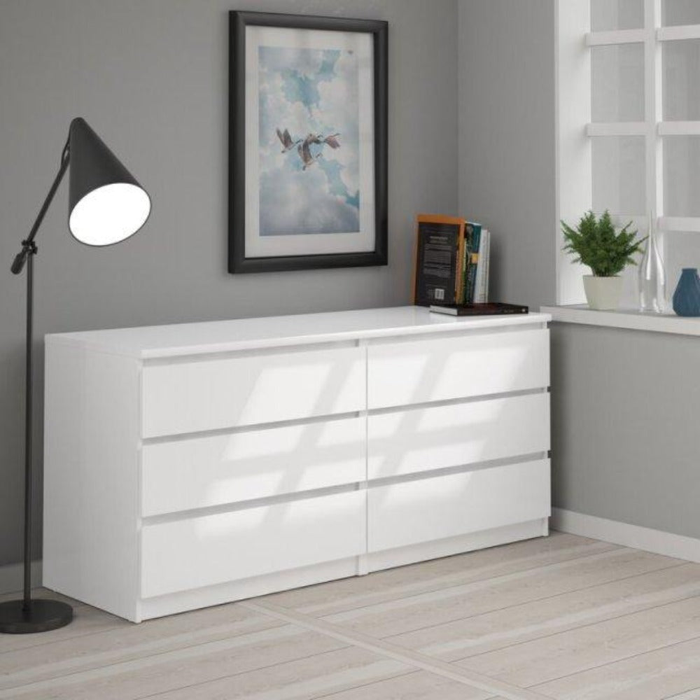 lixra Lustrous Modern Wood Drawer Chest