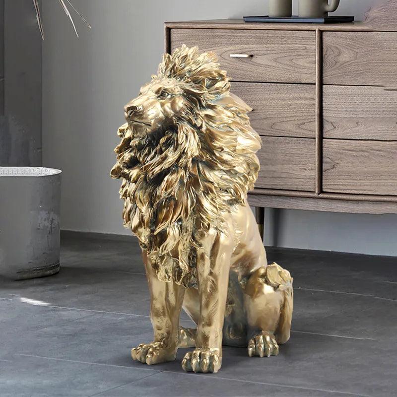 lixra Luxurious and Majestic Lion Sculpture