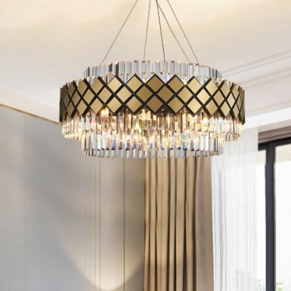 Lixra Luxurious Crystal Modern LED Chandelier