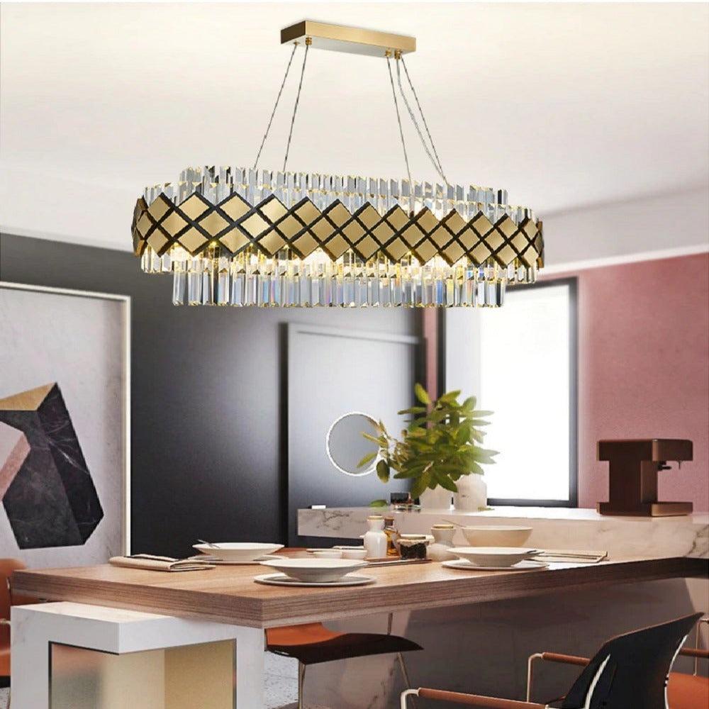 Lixra Luxurious Crystal Modern LED Chandelier