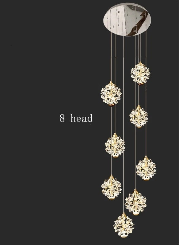 lixra Luxurious Design Crystal LED Chandelier