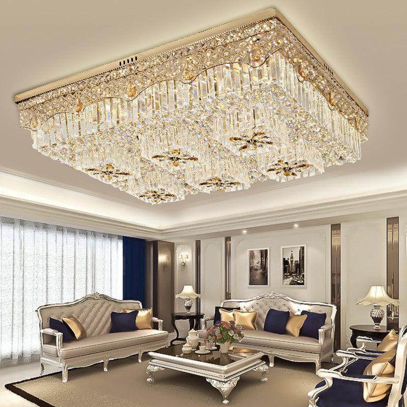 Lixra Luxurious Dimmable Crystal Glass Chandelier