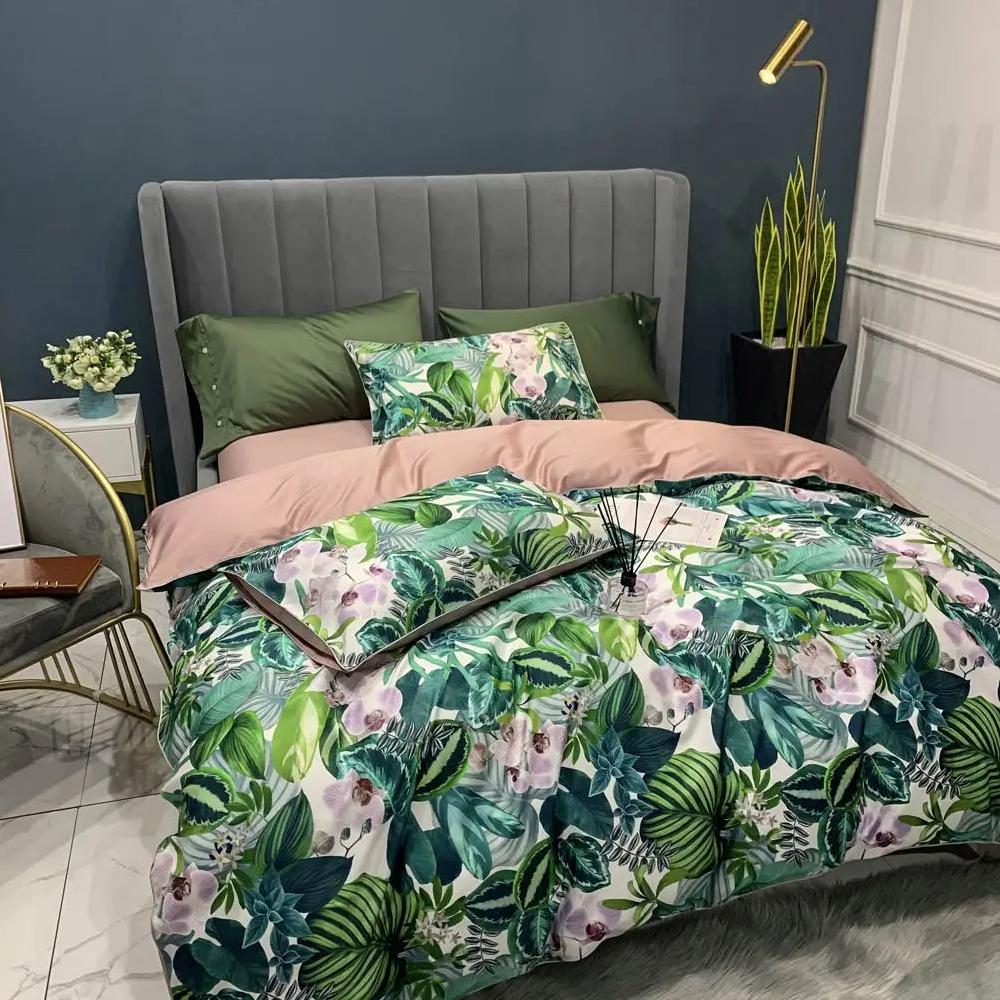 Lixra Luxurious Fitted Floral Bedding Set