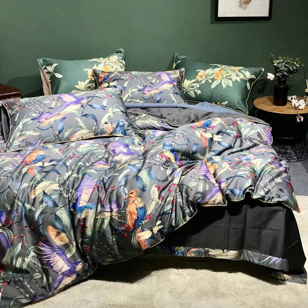 Lixra Luxurious Fitted Floral Bedding Set