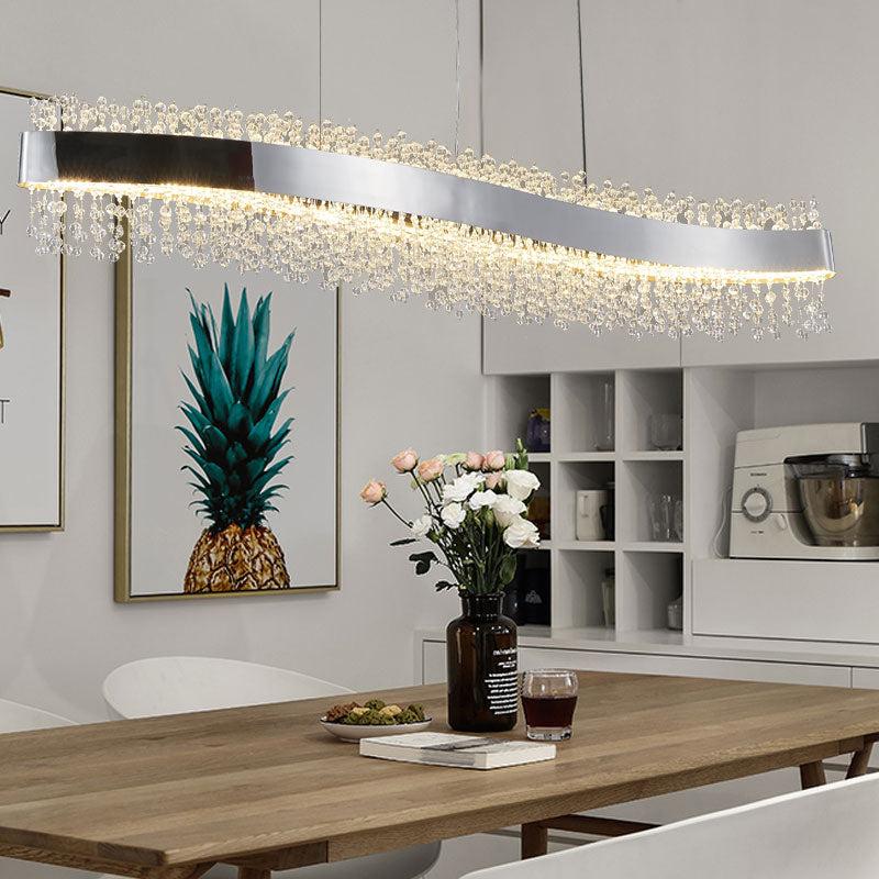 Lixra Luxurious Gleaming Modern Crystal Chandelier