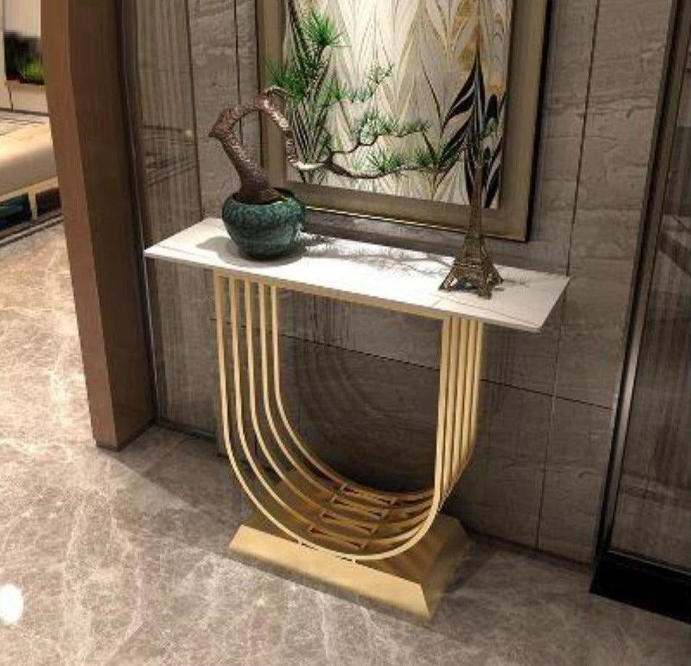 Lixra Luxurious Glossy Finish Accent Table