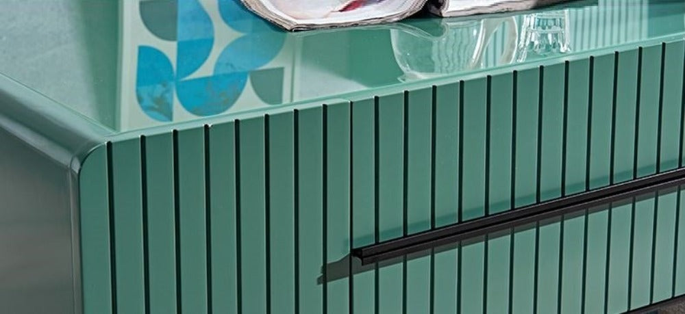 Lixra Luxurious Glossy Wooden Coffee Table