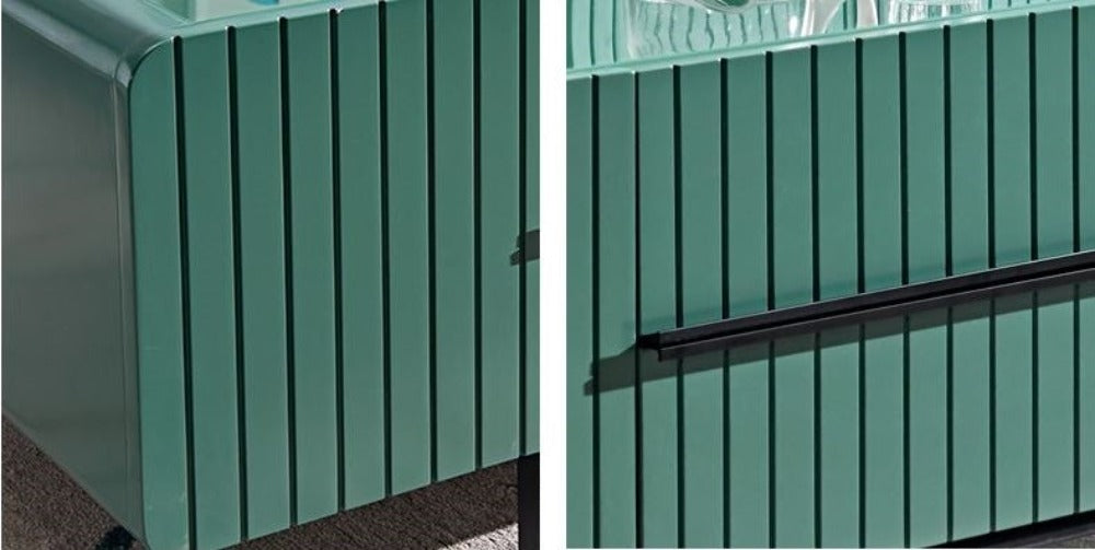 Lixra Luxurious Glossy Wooden Coffee Table