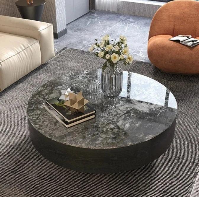 Lixra Luxurious Interior Marble Round Coffee Table