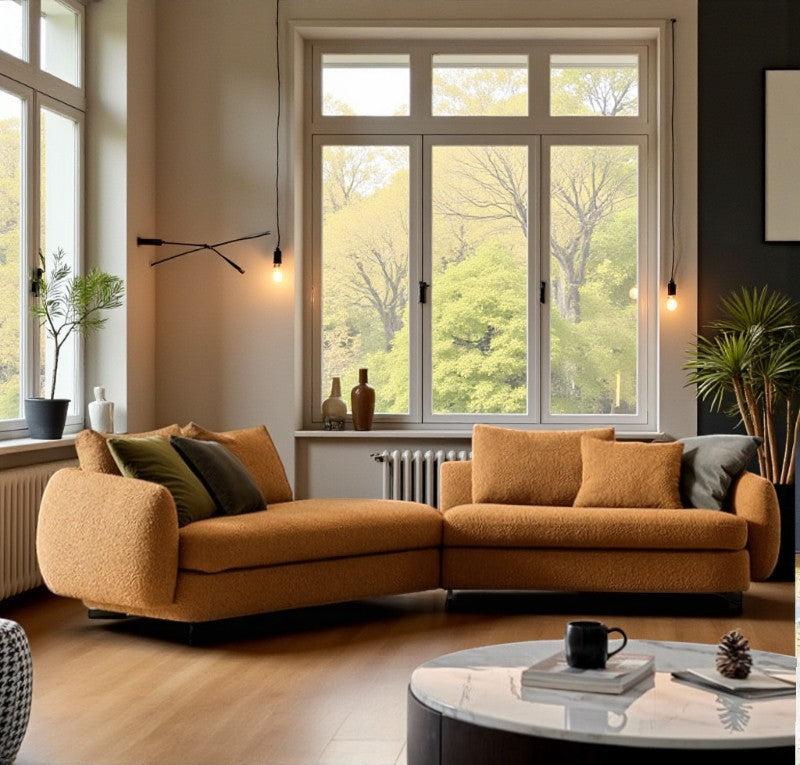 Lixra Luxurious L-Shaped Indoor Fabric Sofa