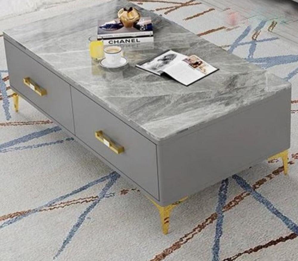 Lixra Luxurious Marble Top Coffee Table