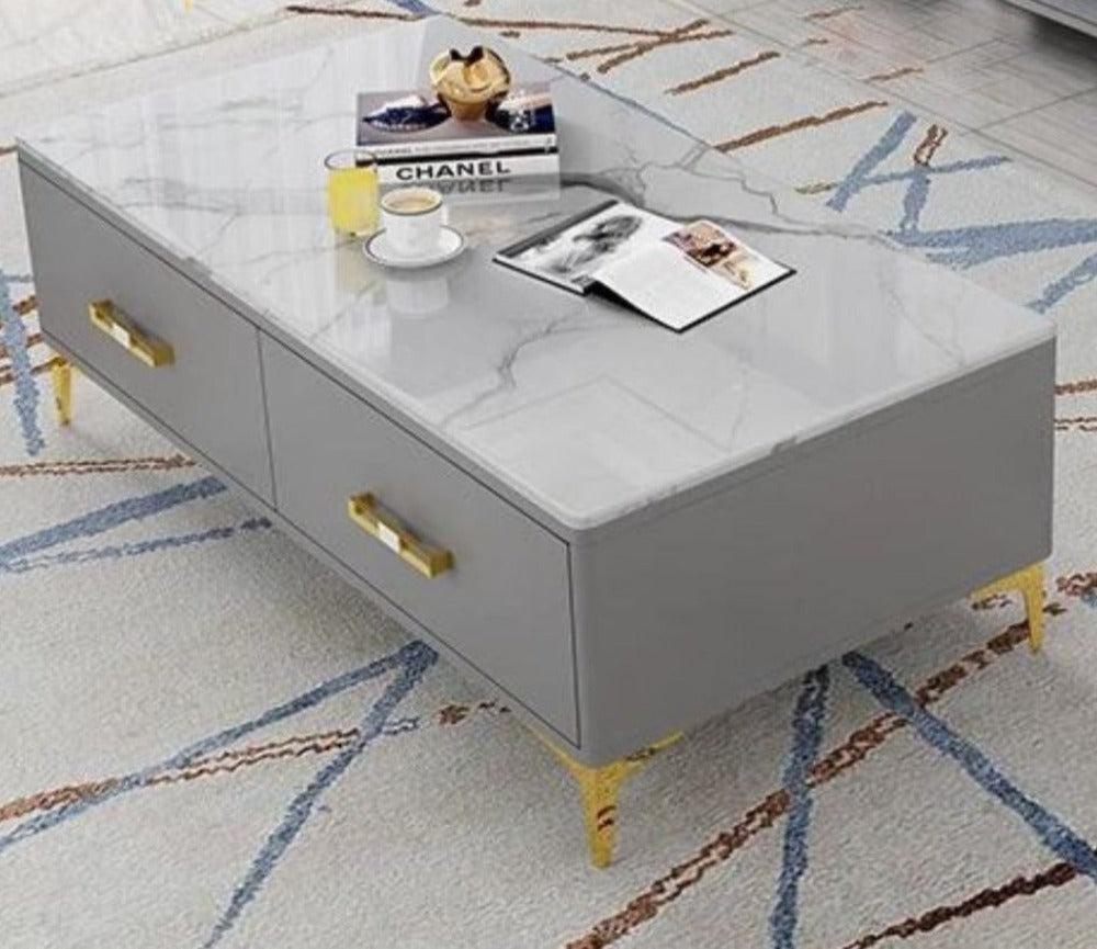 Lixra Luxurious Marble Top Coffee Table