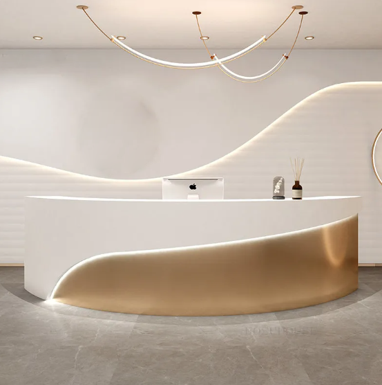 Lixra Luxurious Reception Desk With Led-Light