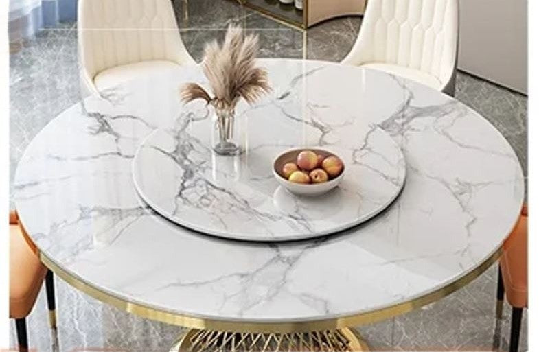 Lixra Luxurious Round Marble Dining Table