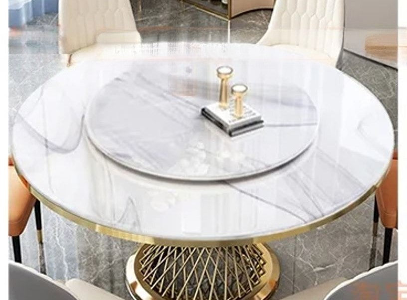 Lixra Luxurious Round Marble Dining Table