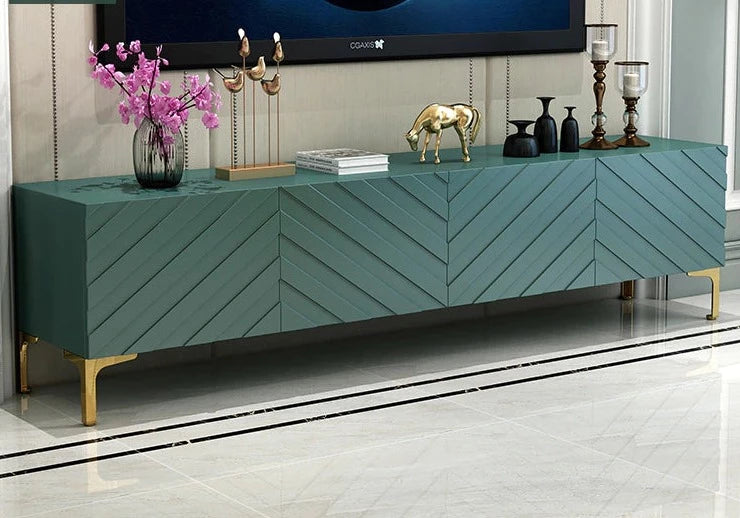 Lixra Luxurious Wood Modern TV Stand