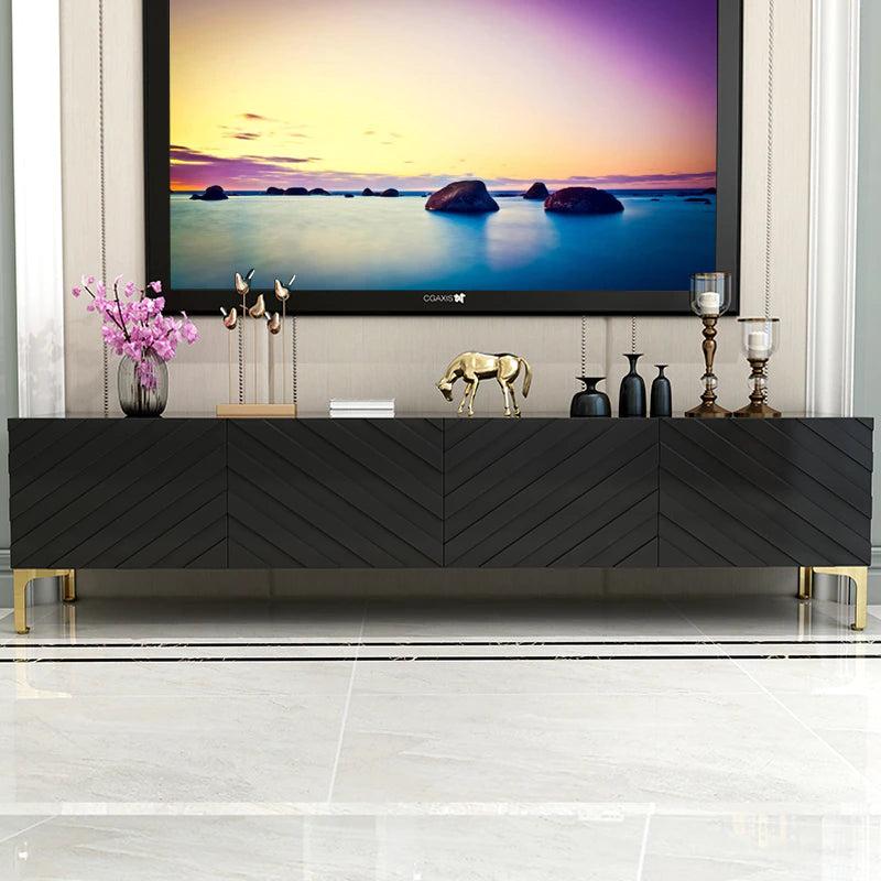 lixra Luxurious Wood Modern TV Stand