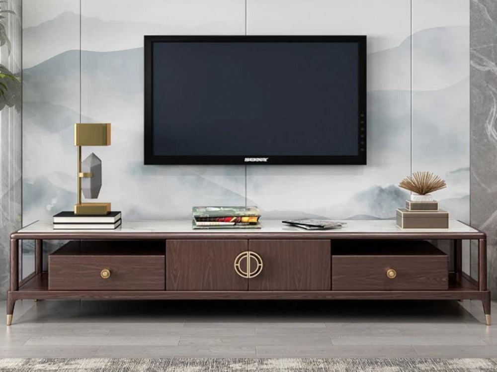 Lixra Luxurious Wooden Construct Modern TV Stand