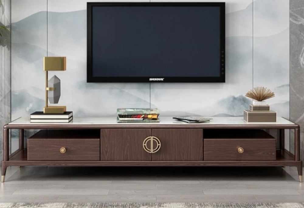 Lixra Luxurious Wooden Construct Modern TV Stand