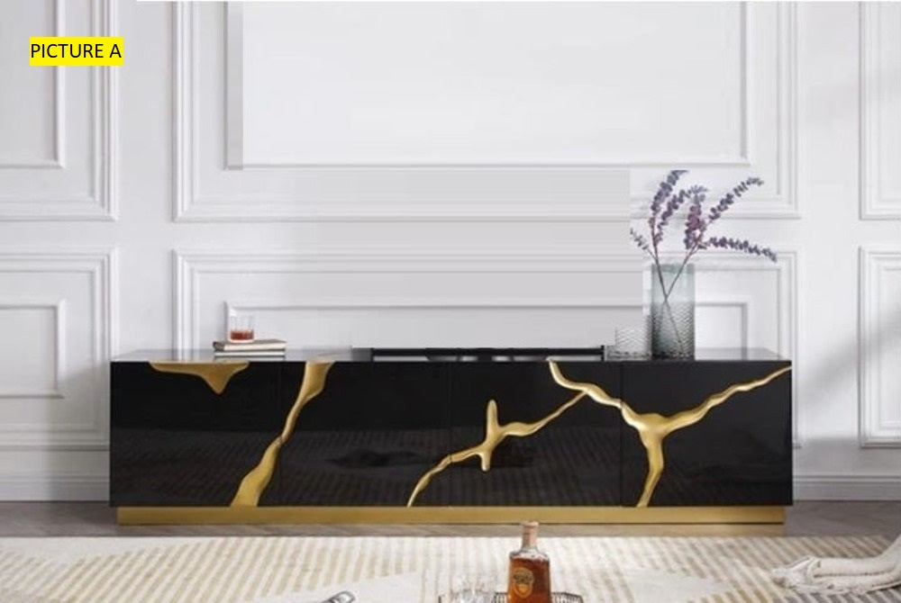 Lixra Luxury Creative Designed Wooden TV Stand