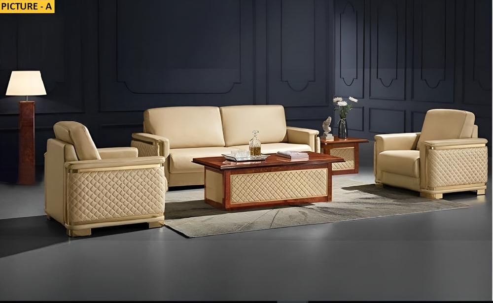 Lixra Luxury Indoors Leather Sofa Set