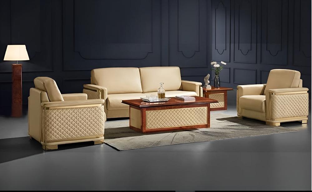 lixra Luxury Indoors Leather Sofa Set