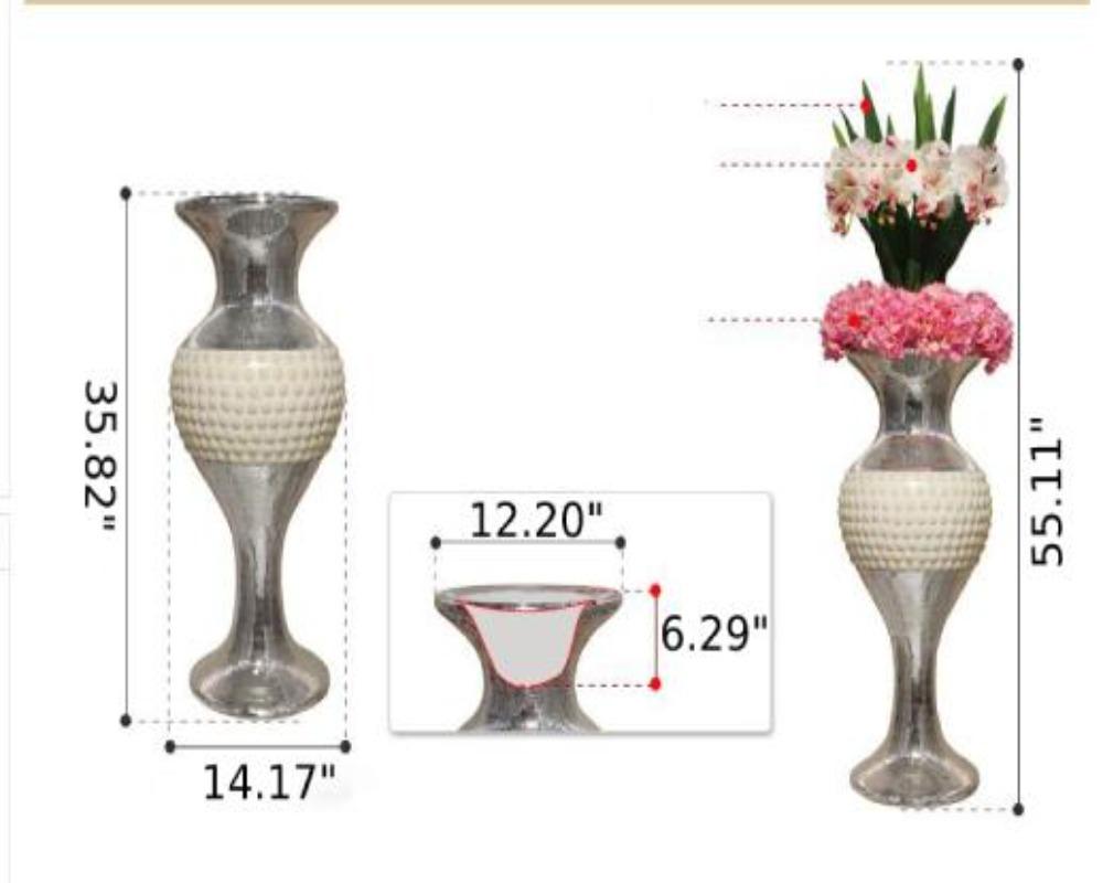 Lixra Magnificently Build Floor Flower Vase