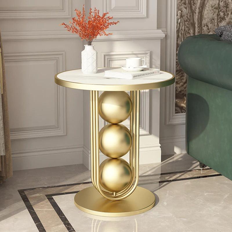 lixra Marble Table Top Modern Side Table