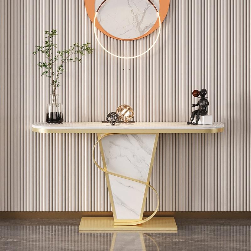 Lixra Marble Top Living Room Accent Table