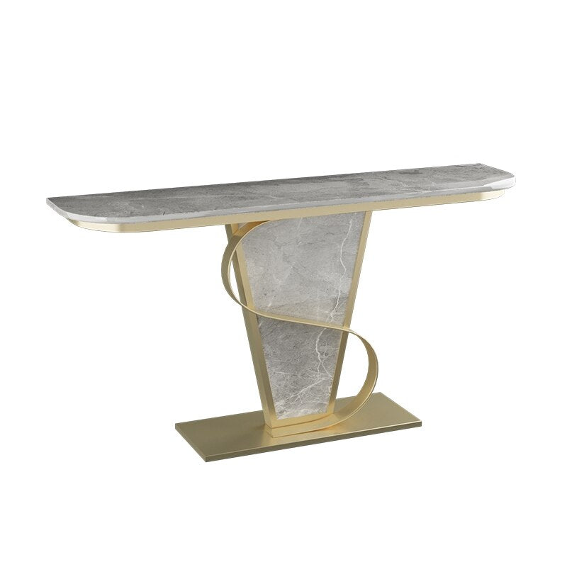lixra Marble Top Living Room Accent Table