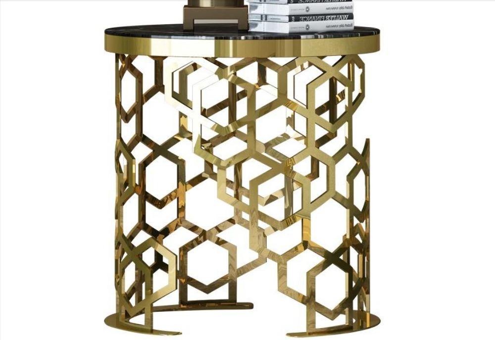 lixra Marble Top Modern Designed Side Tables