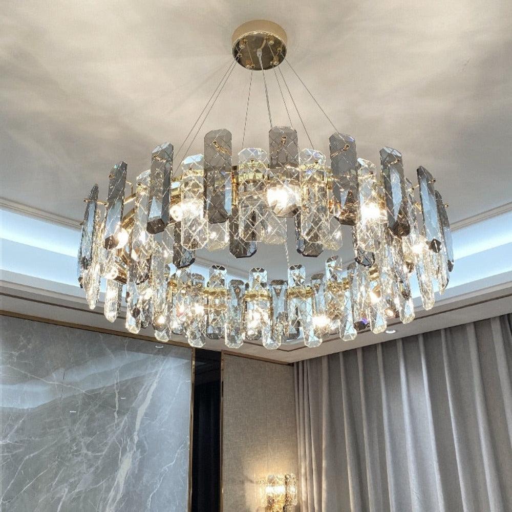 Lixra Marvelous Gleamy Crystal Modern Chandelier
