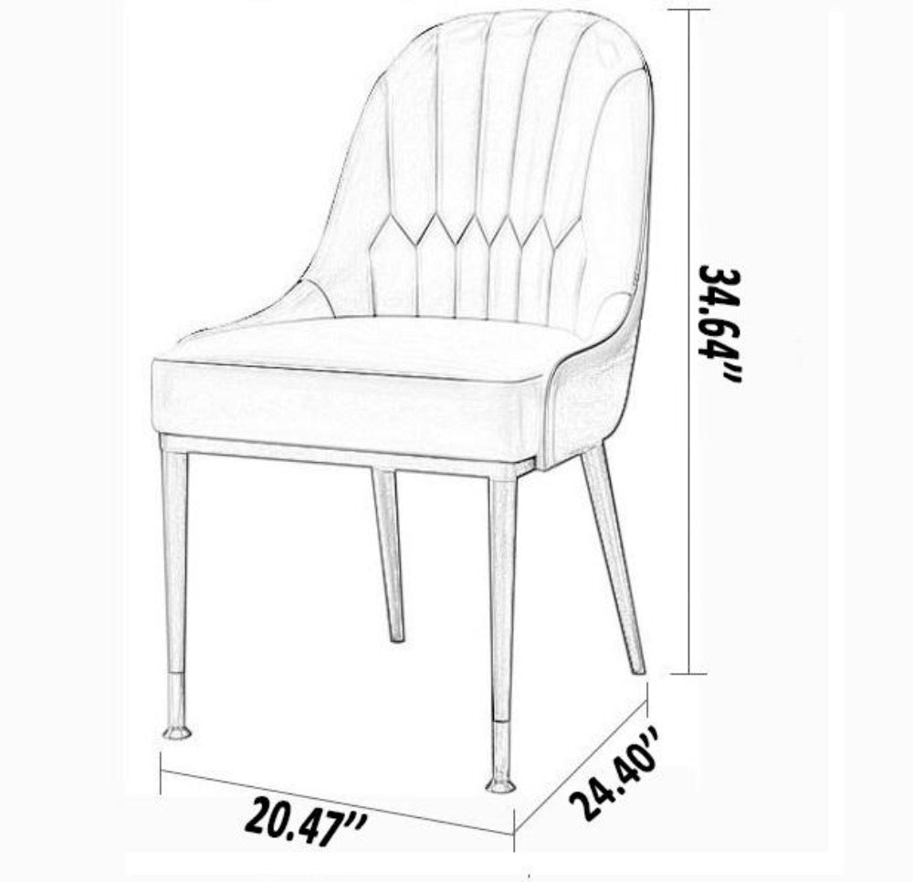 Lixra Marvelous Marble Dining Table Set For 6