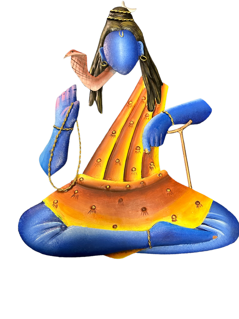 Lixra Meditating Idol Metal Wall Decor