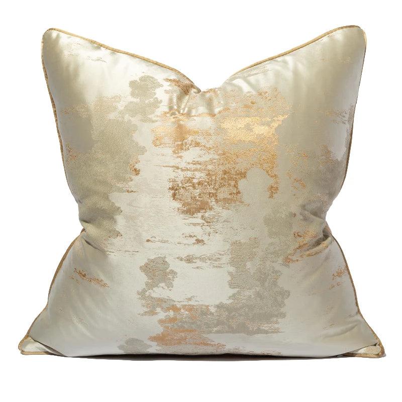 Lixra Metallic Shiny Square Pillow Covers