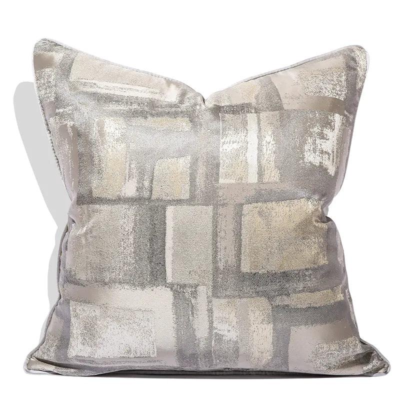 Lixra Metallic Shiny Square Pillow Covers