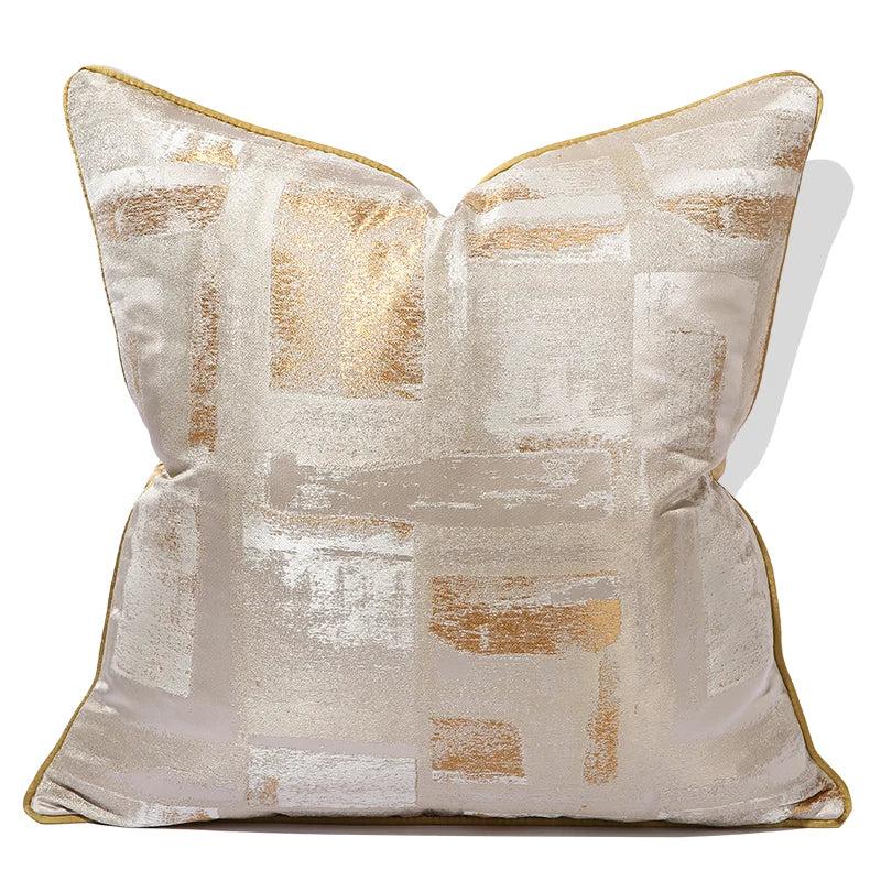 Lixra Metallic Shiny Square Pillow Covers