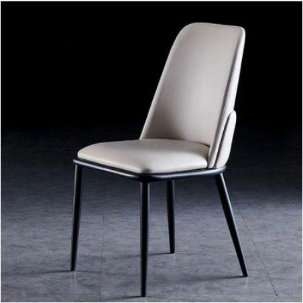 Lixra Mid-Century Modern Leather Dining Chair