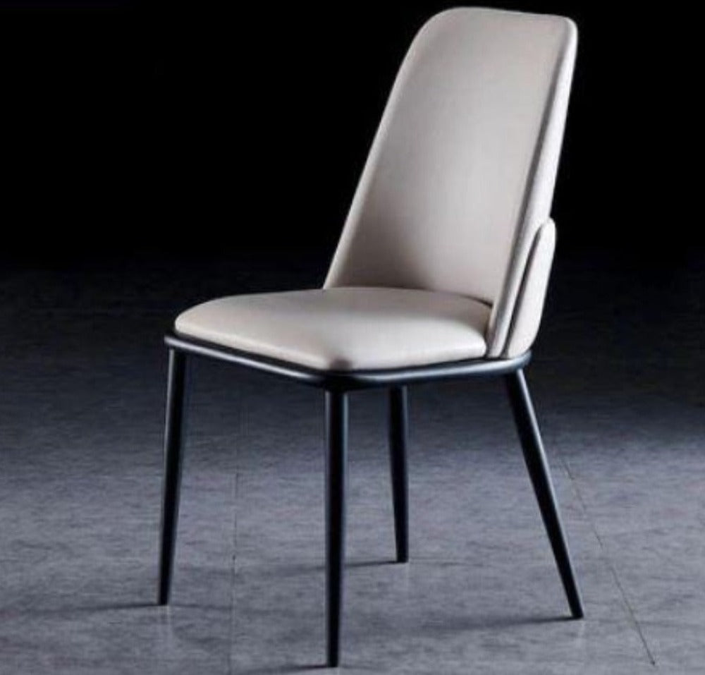 lixra Mid-Century Modern Leather Dining Chair