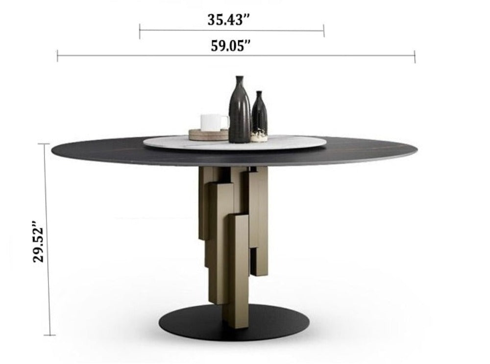 Lixra Minimalistic Designed Marble Top Table