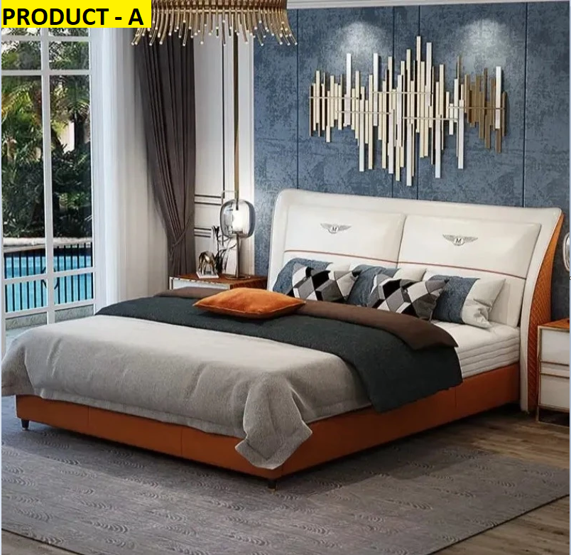 Lixra Moderate Design Exclusive Leather Bed