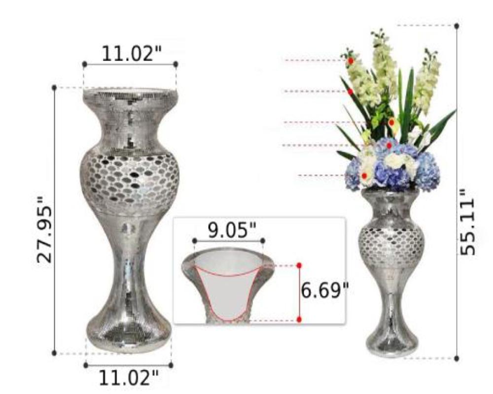 Lixra Modern And Flawless Resin Big Floor Vase