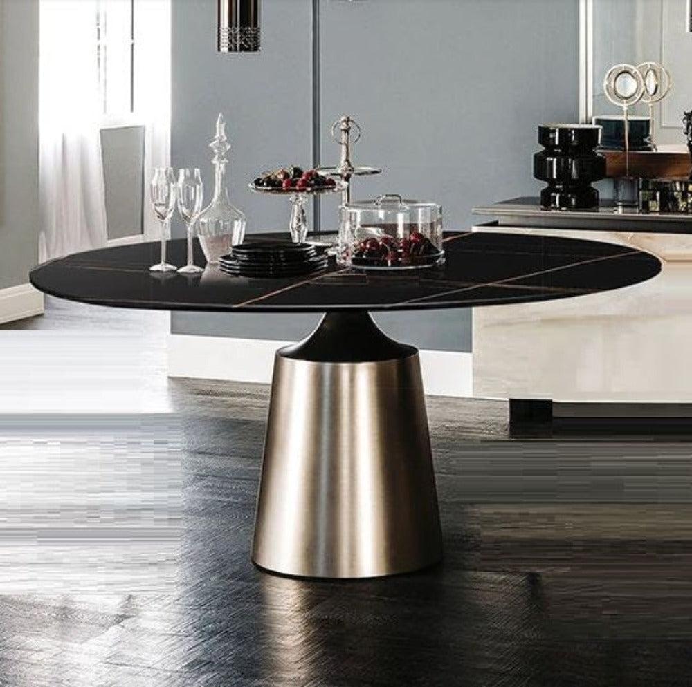 Lixra Modern Artistic Marble Dining Table