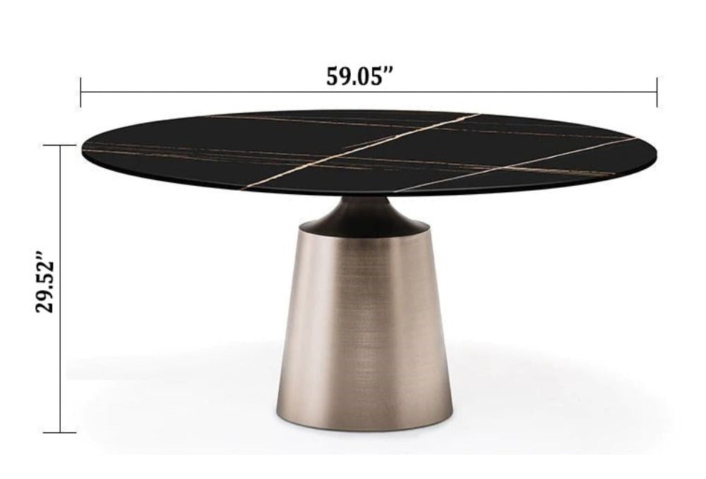 Lixra Modern Artistic Marble Dining Table