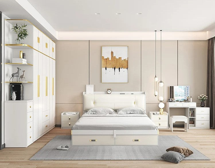 lixra Modern Bedroom Trio Set